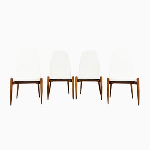 Dining Chairs by Miroslav Navratil, 1950s, Set of 4