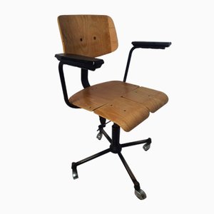 Industrial Wood Chair from Drabert