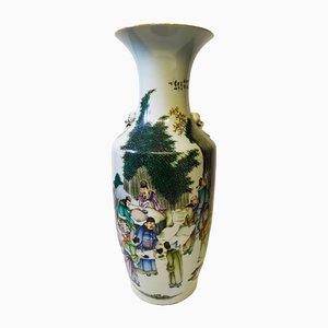 Jarrón grande de la época de la República de China, 1912-1945