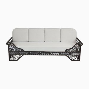 Art Deco Wrought Iron Daybed