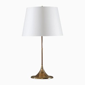 Mid-Century Swedish Table Lamp in Brass by Bergboms