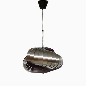 Mid-Century Spiral Pendant Hanging Lamp by Henri Mathieu for Lyfa