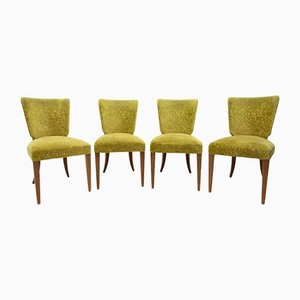 Art Deco Dining Chairs H-214 by Jindrich Halabala for Úp Závody, 1950s, Set of 4