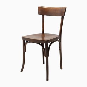 Walnut Bistro Chair from Thonet, Czechoslovakia, 1920s