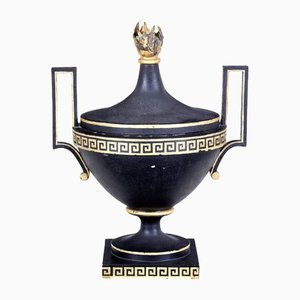 Early 19th Century Empire Toleware Decorative Urn