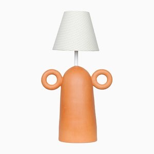 Hill Terracotta Lamp by Lola Mayeras