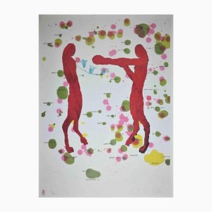Giuseppe Gallo, Boxers, Olympic Games Beijing, 2008, Lithograph