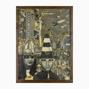 Alberto Sordi, Hats-Stah, Mixed Media, 2011