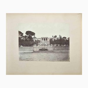French Sidoli, View of Academy of Spain, Photograph, 19th-Century