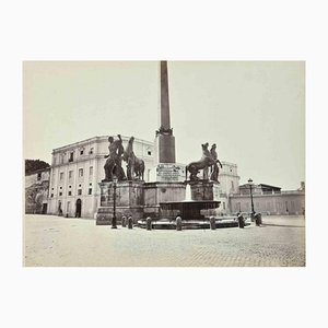 French Sidoli, Piazza Del Quirinale, Photograph, 19th-Century