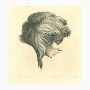 Thomas Holloway, Profil einer Frau, Radierung, 1810