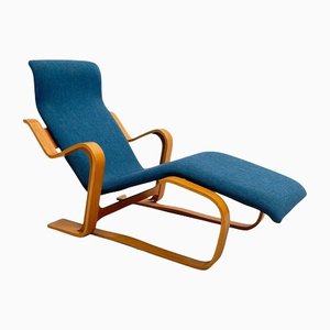 Mid-Century Blue Lounge Chair by Marcel Breuer, Hungary, 1950s