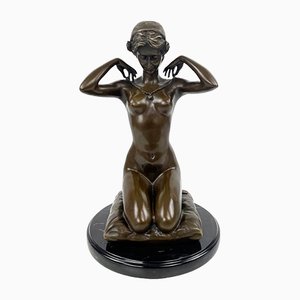 Le Collier Figurine en Bronze par Paul Ponsard