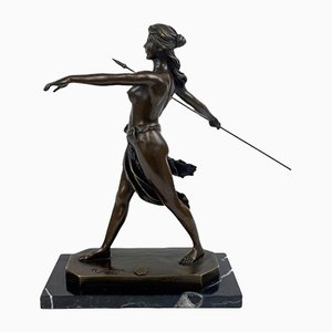 Figura decorativa de bronce