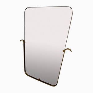 Specchio Noble con cornice dorata, anni '50