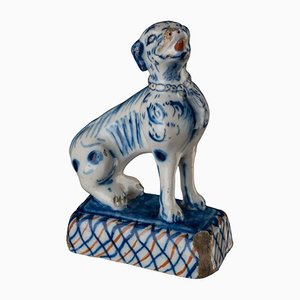 Sitting Dog from Delft, 1740