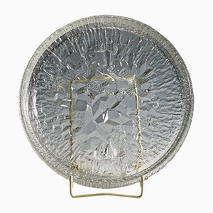 Cuenco Lunar grande de cristal de hielo de Tapio Wirkkala para Iittala, 1972