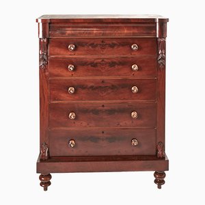 Tall Victorian Mahogany Chest of Drawers