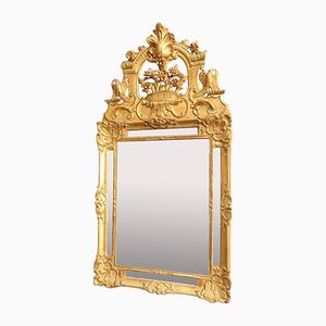 19th Century Golden Wooden Mirror