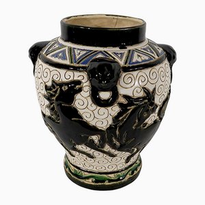 Enamelled Ceramic Vase, China