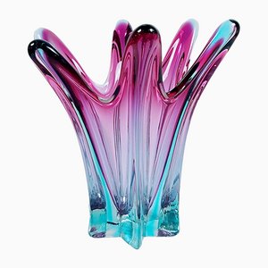 Murano Glass Vase, Italy, 1960s