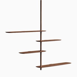 Unica Shelving System in Veneered Walnut, Conf. 7 from Nomon