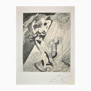 Aphrodite, Héliogravure et Pointe-Sèche Attr. A Salvador Dali, 1963