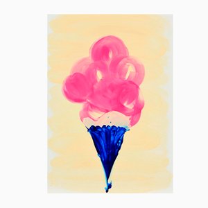 Anya Spielman, Candy Cone, 2020, óleo sobre papel