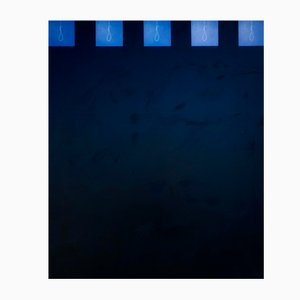 Alex Manea, the Unexpected Hanging Paradox, 2021, acrílico, esmalte, laca e impresión solar sobre lienzo
