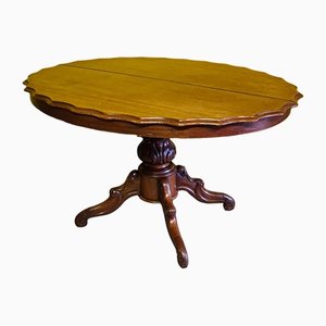 Antique Dutch Biedermeier Mahogany Table, 1860s