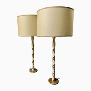 French Table Lamp, Set of 2