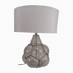 Caged Glass Table Lamp