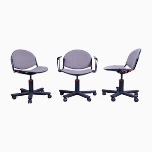 Swivel Chairs by Lucci & Orlandini for Lamm, Set of 3
