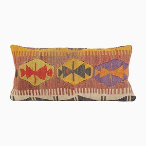 Vintage Turkish Geometrical Kilim Pillow Cover from Vintage Pillow Store Contemporary