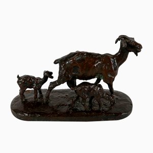 Bronze Goat from Ary Jean Léon Bitter