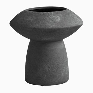 Dark Grey Sphere Vase Fat by 101 Copenhagen, Set of 2