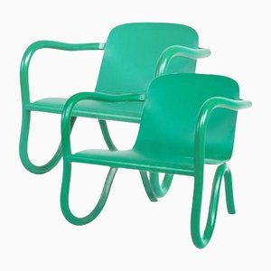 Spectrum Green MDJ Kuu Kolho Original Lounge Chairs by Made by Choice, Set of 2