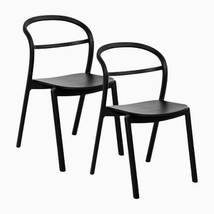 Kastu Black Chairs by Made by Choice, Set of 2