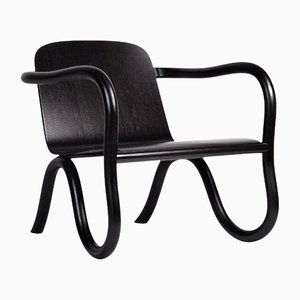Black Kolho Natural Lounge Chair by Made by Choice