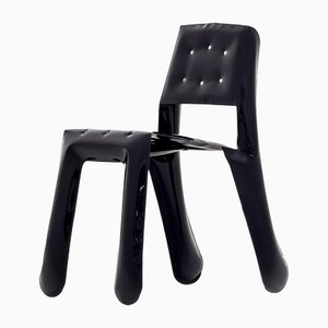 Schwarzer Chippensteel 5.0 Sculptural Chair von Zieta