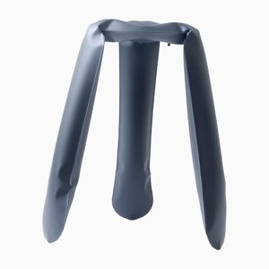 Tabouret de Cuisine Plopp en Acier Graphite par Zieta