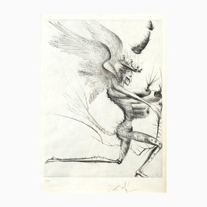Attr. to S. Dali, Le Demon Ailé, 1969, Etching and Drypoint