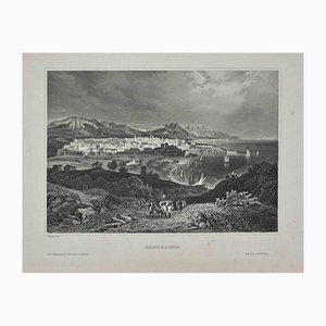 Property D. Publisher, View of Barcellona, Lithograph, 19th-Century