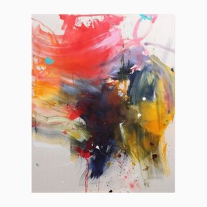Daniela Schweinsberg, Color Bomb, 2021, Acrylique et Technique Mixte sur Toile