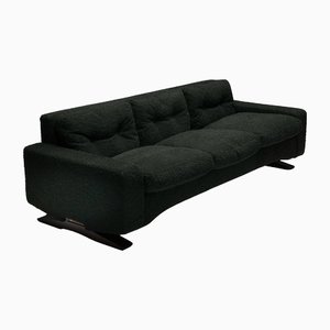Dark Green Boucle Three-Seater Sofa by Franz Sartori for Flexform, Italy