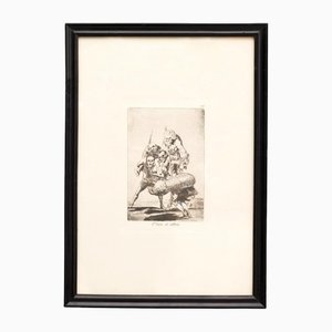 Francisco De Goya, Unos á Otros, 1797, Etching, Framed
