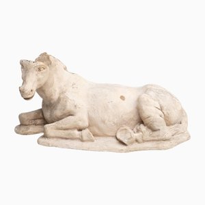 Plaster Traditional Horse Figure, 1950s