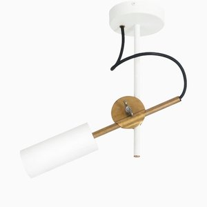 Stake Spot White Ceiling Lamp by Johan Carpner for Crafts