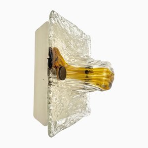 Murano Glass Wall Lamp Sconce by Toni Zuccheri for Venini, Italy, 1960s