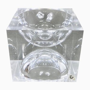 Acrylic Cubic Sculpture from Team Guzzini, Italy, 1970s